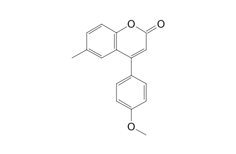 4-(4-Methoxyphenyl)-6-methylcoumarin