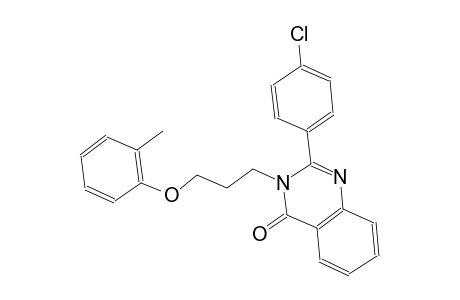 4(3H)-quinazolinone, 2-(4-chlorophenyl)-3-[3-(2-methylphenoxy)propyl]-