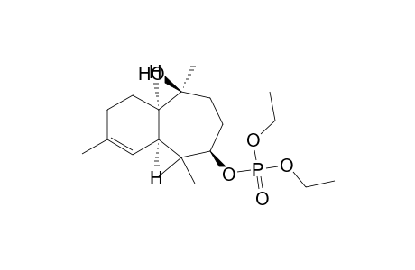 Phosphoric acid, diethyl 2,4a,5,6,7,8,9,9a-octahydro-9-hydroxy-3,5,5,9-tetramethyl-1H-benzocyclohepten-6-yl ester, (4a.alpha.,6.alpha.,9.alpha.,9a.alpha.)-(.+-.)-