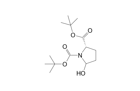 (2S,5R/S)-1-(tert-Butoxycarbonyl)-5-hydroxypyrrolidine-2-carboxylic acid tert-butyl ester