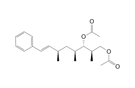 (1E,3R*,5S*,6S*,7S*)-6,8-Diacetoxy-3,5,7-trimethyl-1-phenyloct-1-ene