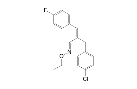 Benzenepropanal, 4-chloro-alpha-[(4-fluorophenyl)methylene]-,O-ethyloxime
