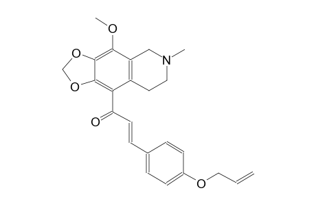 (2E)-3-[4-(allyloxy)phenyl]-1-(4-methoxy-6-methyl-5,6,7,8-tetrahydro[1,3]dioxolo[4,5-g]isoquinolin-9-yl)-2-propen-1-one