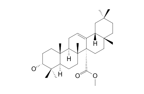 Methyl-3.alpha.-hydroxyolean-12-en-27-oate