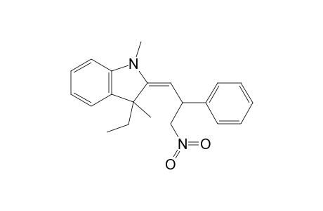 (E)-3-Ethyl-2,3-dihydro-1,3-dimethyl-2-[(2-phenyl-3-nitro)propylidene]-1H-indole