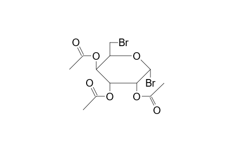 Acetic acid, 3,5-diacetoxy-2-bromo-6-bromomethyltetrahydropyran-4-yl ester