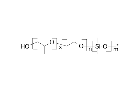 Poly(oxypropylene)-b-poly(oxyethylene)-b-poly(dimethylsiloxane)