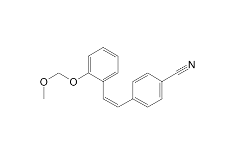 Benzonitrile, 4-[2-[2-(methoxymethoxy)phenyl]ethenyl]-, (Z)-