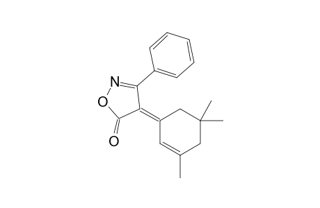 4-(3,5,5-Trimethyl-2-cyclohexen-1-ylidene)-3-phenyl-5-isoxazolone