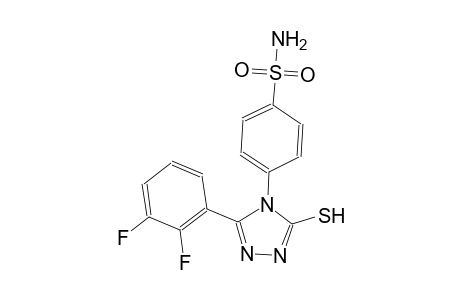 benzenesulfonamide, 4-[3-(2,3-difluorophenyl)-5-mercapto-4H-1,2,4-triazol-4-yl]-