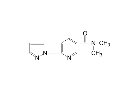 N,N-DIMETHYL-6-(PYRAZOL-1-YL)NICOTINAMIDE