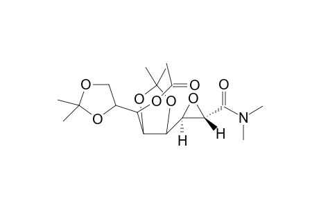 N,N-Dimethyl-6-O-acetyl-2,3-anhydro-4,5:7,8-di-O-isopropylidene-D-erythro-L-gluco-octonamide