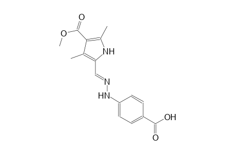 4-((2E)-2-{[4-(methoxycarbonyl)-3,5-dimethyl-1H-pyrrol-2-yl]methylene}hydrazino)benzoic acid