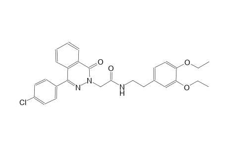 2-[4-(4-chlorophenyl)-1-keto-phthalazin-2-yl]-N-[2-(3,4-diethoxyphenyl)ethyl]acetamide