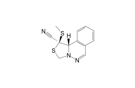 1-ENDO-CYANO-1-EXO-METHYLTHIO-[1,3]-THIAZOLO-[4,3-A]-PHTHALAZINE