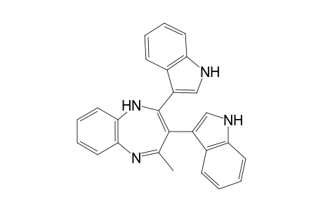 2,3-Bis(indol-3-yl)-4-methyl-1,5-benzodiazepine