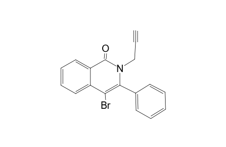 4-Bromanyl-3-phenyl-2-prop-2-ynyl-isoquinolin-1-one