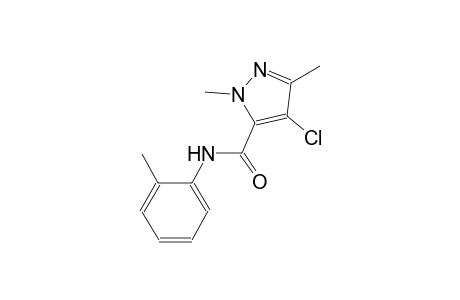 4-chloro-1,3-dimethyl-N-(2-methylphenyl)-1H-pyrazole-5-carboxamide