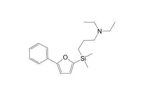 N,N-Diethyl-{3-[dimethyl(5-phenylfuran-2-yl)silyl]propyl}amine