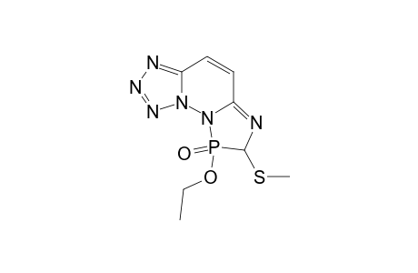 8-ETHOXYY-7-(METHYLTHIO)-7,8-DIHYDRO-[1,4,2]-DIAZAPHOSPHOLO-[1,5-B]-TETRAZOLO-[5,1-F]-PYRIDAZINE-8-OXIDE