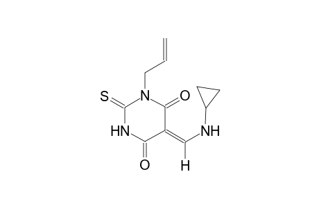 (5Z)-1-allyl-5-[(cyclopropylamino)methylene]-2-thioxodihydro-4,6(1H,5H)-pyrimidinedione