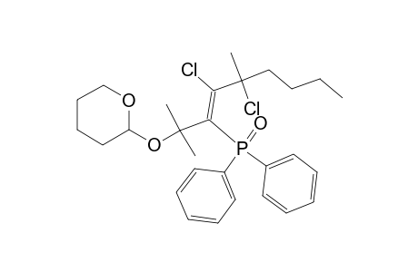 (1E)-2,3-DICHLORO-3-METHYL-1-[1-METHYL-1-(TETRAHYDRO-2H-PYRAN-2-YL-OXY)-ETHYL]-HEPT-1-EN-1-YL-DIPHENYL-PHOSPHINE-OXIDE