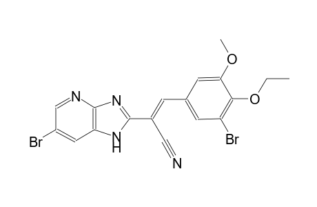 1H-imidazo[4,5-b]pyridine-2-acetonitrile, 6-bromo-alpha-[(3-bromo-4-ethoxy-5-methoxyphenyl)methylene]-