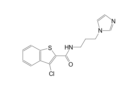 3-chloro-N-[3-(1H-imidazol-1-yl)propyl]-1-benzothiophene-2-carboxamide