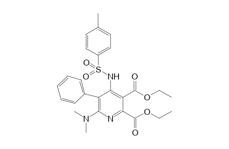 Diethyl 6-(Dimethylamino)-4-{[(4-methylphenyl)sulfonyl]amino}-5-phenylpyridine-2,3-dicarboxylate