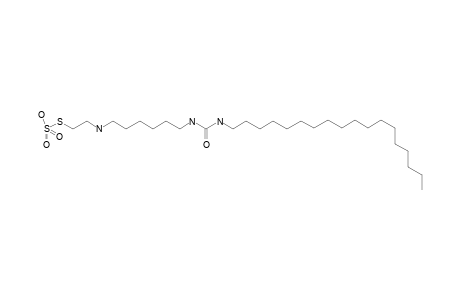 Thiosulfuric acid (H2S2O3), S-[2-[[6-[[(octadecylamino)carbonyl]amino]hexyl]amino]ethyl] ester