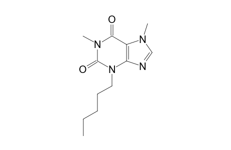 N-pentyl extract derivative of 1,7-dimethylxanthine