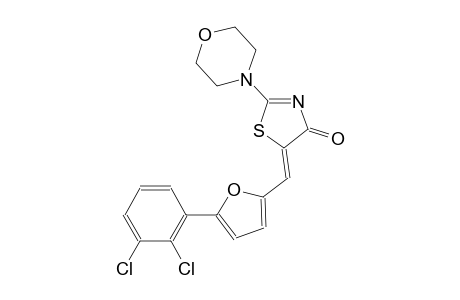 (5Z)-5-{[5-(2,3-dichlorophenyl)-2-furyl]methylene}-2-(4-morpholinyl)-1,3-thiazol-4(5H)-one