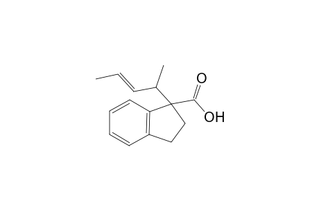1-(pent-3-ene-2-yl)-indanecarboxylic acid