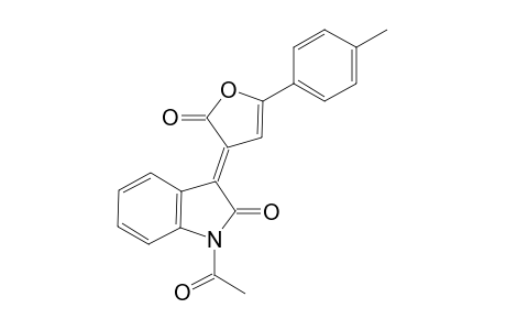 (3E)-1-Acetyl-3-[5-(4-methylphenyl)-2-oxofuran-3(2H)-ylidene]-1,3-dihydro-2H-indol-2-one
