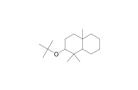 1,7,7-Trimethyl-8-(t-butoxy)bicyclo[4.4.0]decane