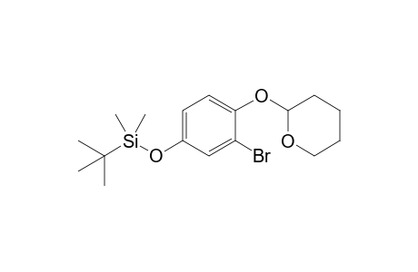[3-Bromo-4-(tetrahydropyran-2-yloxy)phenoxy]-tert-butyldimethylsilane