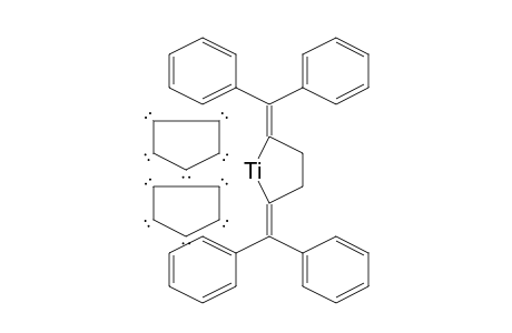 Titanacyclopentane, bis(.eta.-5-cyclopentadienyl)-2,5-bis(.alpha.-phenylbenzylidene)-