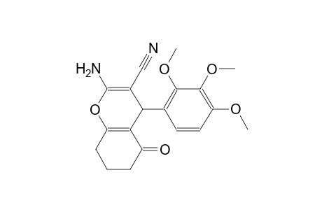 2-amino-5-oxo-4-(2,3,4-trimethoxyphenyl)-5,6,7,8-tetrahydro-4H-chromene-3-carbonitrile