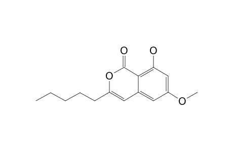 8-HYDROXY-6-METHOXY-3-N-PENTYLISOCOUMARIN