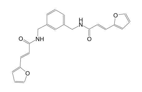 (2E)-3-(2-furyl)-N-[3-({[(2E)-3-(2-furyl)-2-propenoyl]amino}methyl)benzyl]-2-propenamide