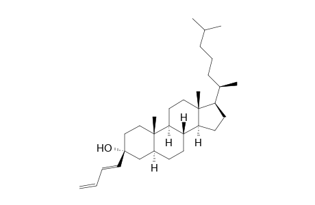 Cholestan-3-ol, 3-(1,3-butadienyl)-, (3.alpha.,5.alpha.)-
