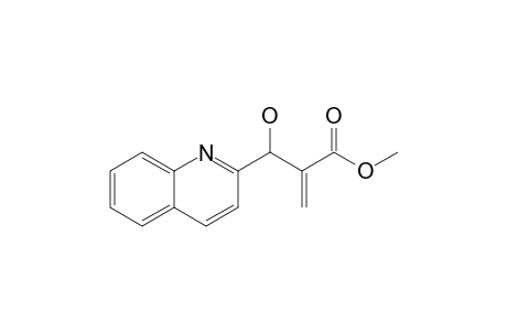 Methyl 3-hydroxy-2-methylene-3-(2-quinolyl)propionate