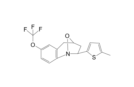 (2SR,4RS)-7-trifluoromethoxy-2-(5-methylthiophen-2-yl)-2,3,4,5-tetrahydro-1,4-epoxy-1-benzazepine
