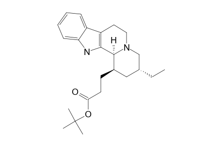 1-BETA-(2'-TERT.-BUTOXYCARBONYL)-ETHYL-3-ALPHA-ETHYLINDOLO-[2,3-A]-QUINOLIZIDINE