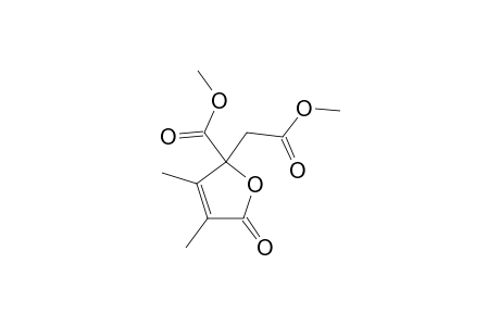 Methyl 2-(2-methoxy-2-oxoethyl)-3,4-dimethyl-5-oxo-2,5-dihydro-2-furancarboxylate