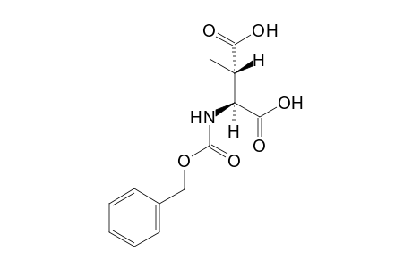 (2S,3S)-2-methyl-3-(phenylmethoxycarbonylamino)butanedioic acid