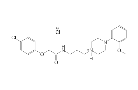 piperazinium, 1-[3-[[(4-chlorophenoxy)acetyl]amino]propyl]-4-(2-methoxyphenyl)-, chloride