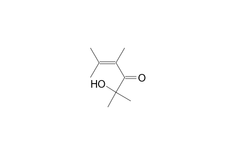 2,4,5-trimethyl-2-oxidanyl-hex-4-en-3-one