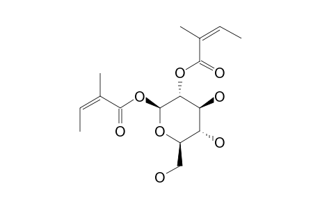 1-BETA,2-DIANGELOYLOXY-GLUCOPYRANOSIDE