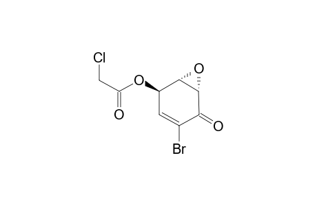 (1S,2R,6S)-4-bromo-5-oxo-7-oxabicyclo[4.1.0]hept-3-en-2-yl 2-chloroacetate